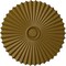 Ekena Millwork Shakuras Ceiling Medallion (For Canopies up to 5 3/4"), Hand-Painted Gold, 33 7/8"OD x 2"P CM34SHGLS - alternate 1
